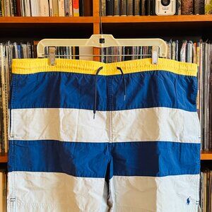 Men's Vintage Polo Swim Trunks Size L